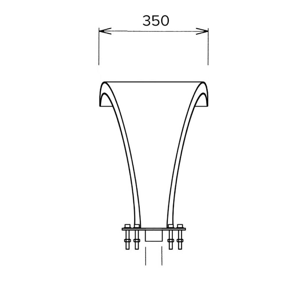 Schwalldusche mini Bali AISI 304