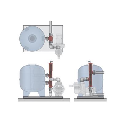 Besgo 5-Wege Ventil 1,5" 152mm Hayward