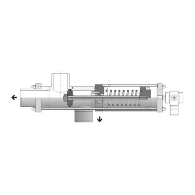 Besgo 3-Wege-Ventil DN80 / 90 mm, inkl. Magnetventil 230 V